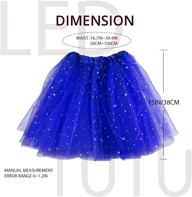 TWINKLEDE Light Up Tutu Skirt Led Tulle Tutus Glow Running Dance Costume Skirts for Women - Image 5